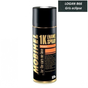 B66 Mobihel LOGAN GRIS ECLIPSE NACRE металлик СПРЕЙ (520мл)
