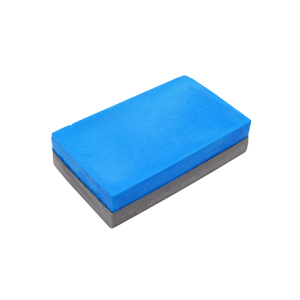TOR Брусок F 120х70х30мм малый 2-х слойный(жест/мягк,двустор) серый/синий