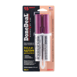 DoneDeal 15-минутный полиадгезив для пластика (цвет: бежевый) (28,4g), 0,03 кг