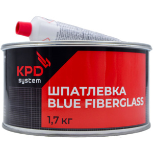 KPD SYSTEM Шпатлевка со стекловолокном Голубая BLUE FIBER GLASS 1,7 кг