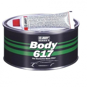 617 Шпатлевка HB BODY 617 NANO FIBER POLYESTER FILLER  (0,5кг)