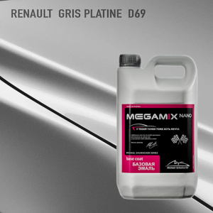 D69 MEGA MIX RENAULT Gris Platine 2,7 кг