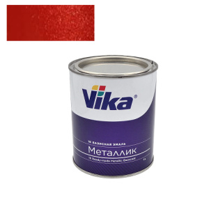 VIKA Эмаль базовая светло-красная 8034 металлик (0.9кг)