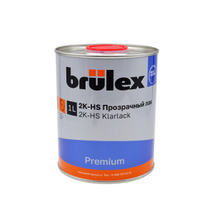 Brulex 2К НS 1л Прозрачный лак Премиум (Без отв)