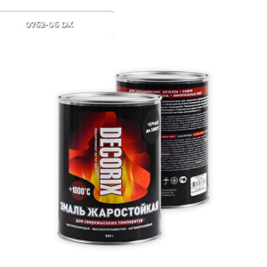DECORIX Эмаль жаростойкая +700  в банке, белый 0,8 кг
