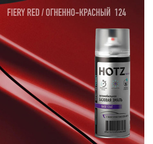 124 HOTZ Огненно-красная (Базовая эмаль) 520мл СПРЕЙ
