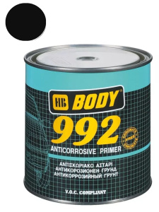 992Body Грунт антикоррозийный (черный) 1К алкид (1кг)