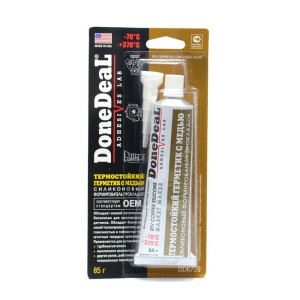 DoneDeal Термостойкий герметик-формирователь прокладок силиконовый, с медью (85g), 0,09 кг