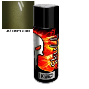 SKULL Аэрозоль эмаль металлик 347 Золото инков (520 мл)