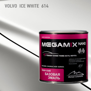 614 MEGA MIX Volvo Ice White металлик (850 мл)