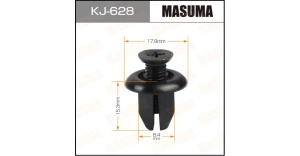 628KJ Клипса  пластм. крепежная  KJ-628 (50 шт. в уп.) ЦЕНА ЗА ШТ.