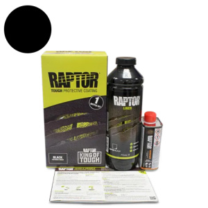 U-POL Raptor Комплект Защитное покрытие (черный) 0.711+0,237 л