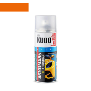 KUDO 1025 Оранжевая (алкид) 520мл СПРЕЙ