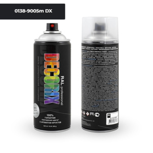 DECORIX Эмаль RAL PROFESSIONAL Глубоко черный МАТОВЫЙ RAL9005