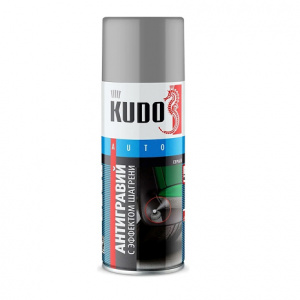 KUDO Антигравий с эффектом шагрени серый (520мл)