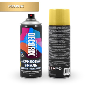 DECORIX Эффект Металлик ХРОМ ЗОЛОТО 520мл 