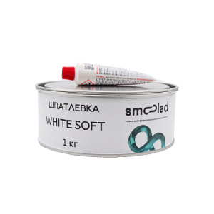 SMOOLAD Шпатлевка мягкая БЕЛАЯ - WHITE SOFT 1,0 кг