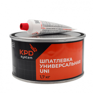 KPD SYSTEM Шпатлевка Универсальная (желтая) UNI 1,7кг