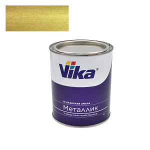 VIKA Эмаль базовая зелено-желтая 8050 металлик (0.9кг)