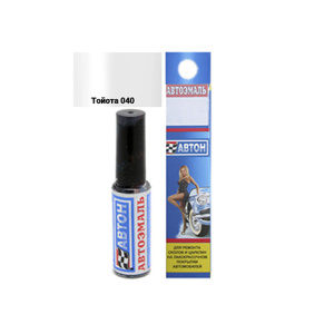 040 Тойота кисточка (Pure White) (Белоснежный) АВТОН