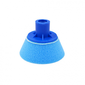 СИНИЙ SMOOLAD конусный полировальный круг на винте М14 D30/85 №3