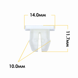 456KJ Клипса  пластм. крепежная  KJ-456 (50 шт. в уп.) ЦЕНА ЗА ШТ.