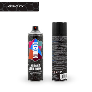 DECORIX Краска для кожи черная СПРЕЙ 335мл