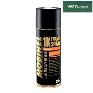 963 Mobihel ЗЕЛЕНАЯ металлик СПРЕЙ (520мл)