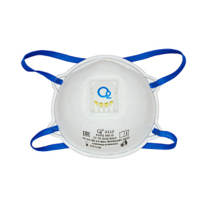 2112 O2 FFP2 Респиратор чашеобразный  (с клапаном выдоха) 