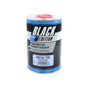 BLACK EDITION 4010 tb thinner for base coat - разбавитель металлик для базовых эмалей 1л