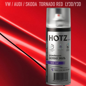 LY3D/Y3D HOTZ Volkswagen/Audi/Skoda Tornado Red (Базовая эмаль) 520мл СПРЕЙ