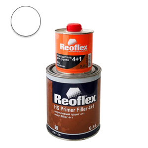 REOFLEX Грунт 2К (4+1) F06 акрил.+отв. (0,8л+0,2л) (белый)