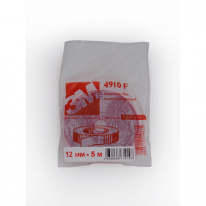 3M ПРОЗРАЧНАЯ лента 2-х сторонняя пенакрил.клеящая 0,8мм (10мм*5м)