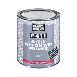 411BODY Грунт мокрый-по-мокрому 4+1 (1л) черн.+ отв. 729 (0,25л)