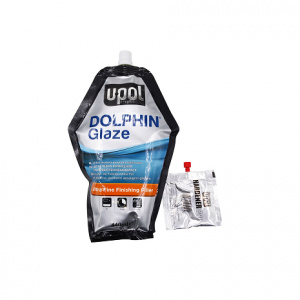 U-POL Шпатлевка жидкая самовыравнивающаяся DOLPHIN GLAZE пекет 0,44л+ОТВЕРДИТЕЛЬ***