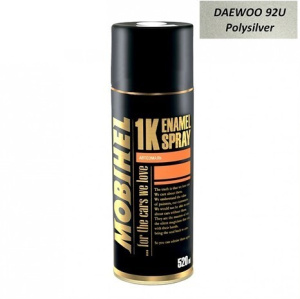 92U Mobihel DAEWOO POLYSILVER металлик СПРЕЙ (520мл) 