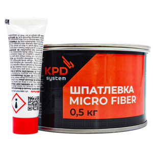 KPD SYSTEM Шпатлевка с микростекловолокном MICRO FIBER GLASS 0,5кг