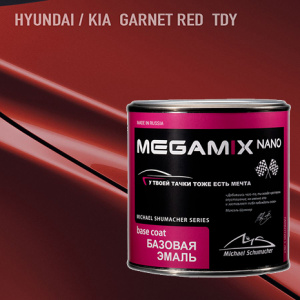 MEGA MIX TDY Hyundai / Kia Garnet Red металлик (850 мл)