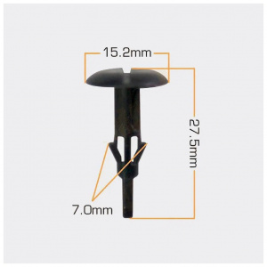 2371KJ Клипса  пластм. крепежная  KJ-2371 (защелкивается в KJ-465) (50 шт. в уп.) ЦЕНА ЗА ШТ.