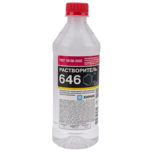 ХИМИК г. Луга 646 Растворитель (0,5л)