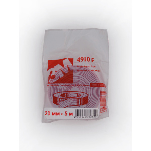 3M ПРОЗРАЧНАЯ лента 2-х сторонняя пенакрил.клеящая 0,8мм (20мм*5м)