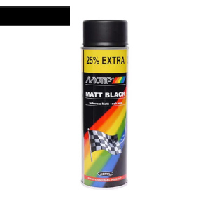 Motip 4001 черная полуматовая краска 500мл
