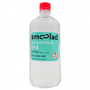 SMOOLAD Растворитель ГОСТ Р-646 1л (без метанола)
