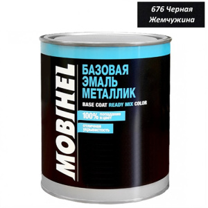 676 MOBIHEL металлик черная жемчужина 1л Ж/Б