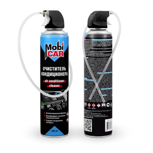 MobiCAR Очиститель кондиционера дезинфицирующий СПРЕЙ (400 мл)