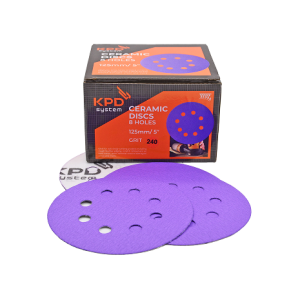 80Р KPD SYSTEM 125мм 8отв CERAMIC Абразивный круг на бумажной основе