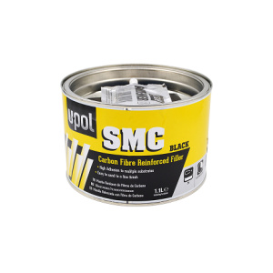 U-POL Шпатлевка с углеволокном армирующая SMC CARBON Черная 1.1 л