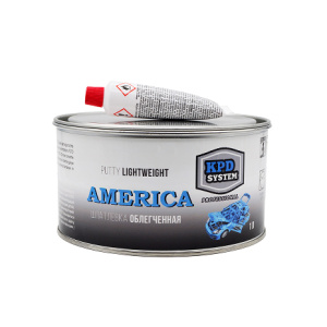 KPD SYSTEM Шпатлевка самовыравнивающаяся облегченная голубая AMERICA 1 л  = 1,3кг