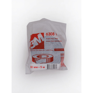 3M СЕРАЯ лента 2-х сторонняя пенакрил.клеящая 0,8мм (30мм*5м)