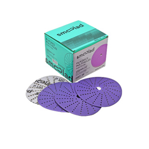 1000Р SMOOLAD PURPLE CERAMIC 150мм Мультиотверстные Абраз. круг (на пленочной основе/лазерная обр.)